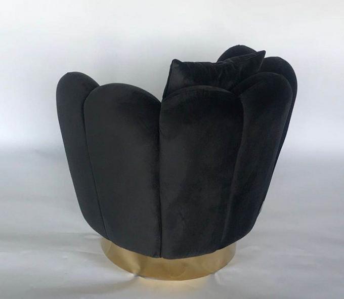 Кресло Recliner современной ткани бархата 76*76*85CM роскошное 1