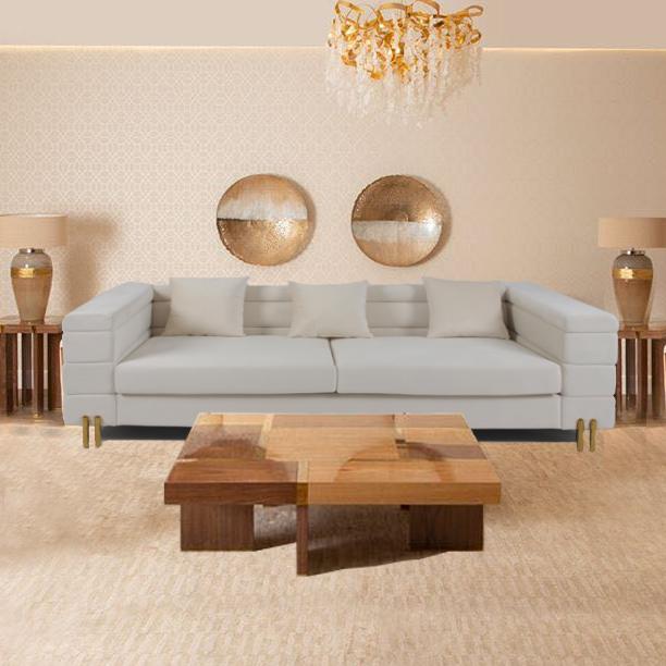 3 софа бархата Seater 70cm Tufted с тонкой ногой металла 2