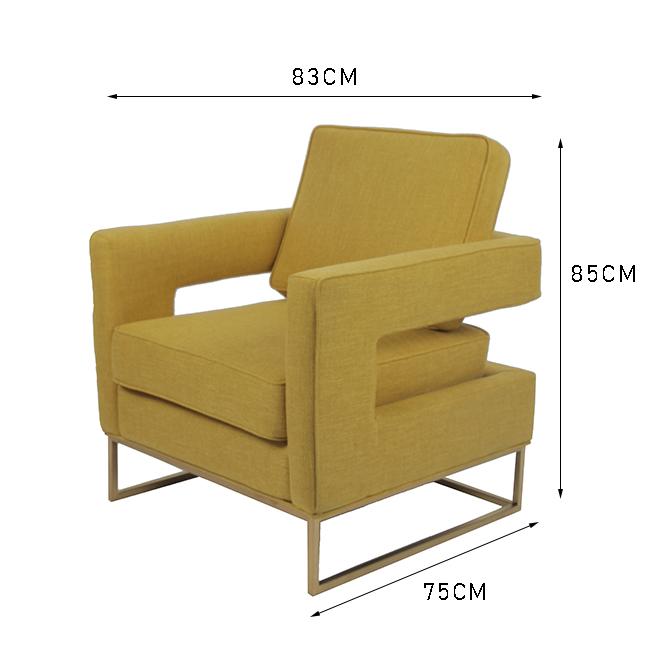 Домашние одиночные кресла для отдыха акцента 83x75x85cm 0
