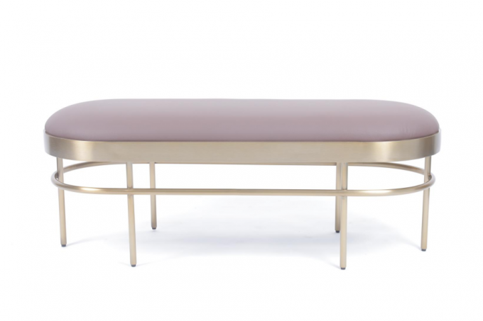 Nordic Light Luxury Leisure Bench (Скандинавская легкая люксовая скамейка для отдыха) 1