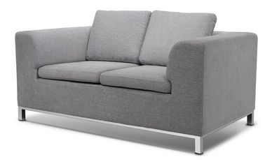 Купить Кресла живущей комнаты ткани серого цвета Loveseat, французские кресла загородного стиля Производство в сети