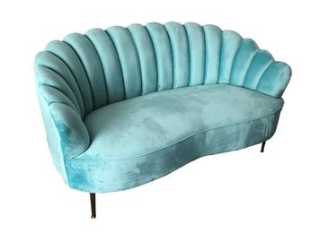 Купить Ткань бархата Bule Tufted современная софа Chesterfield для комнаты больших серий живя Производство в сети