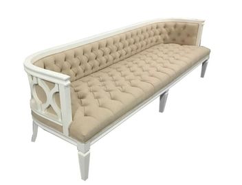 Купить Софа Chesterfield древесины дуба природы угловая, рамка финиша кресла Chesterfield белая Производство в сети