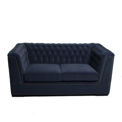 Купить Крепкая софа комнаты прожития Seater бархата 2 с поясничной поддержкой Производство в сети