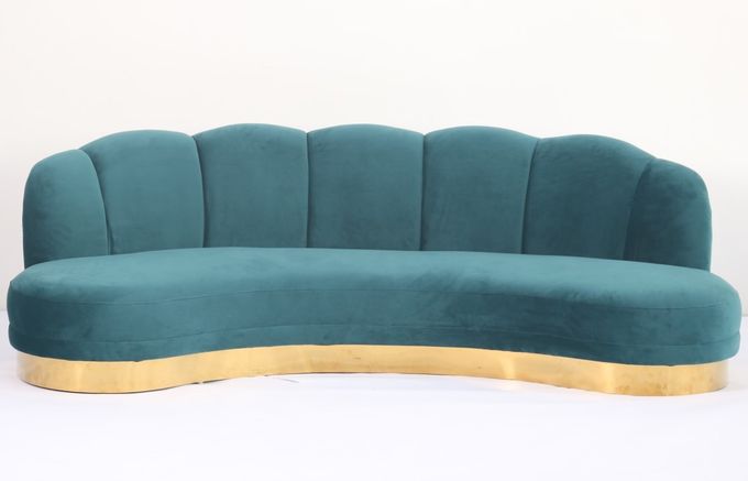 софа 215x80x88cm европейская современная Tufted для мебели комнаты прожития 2