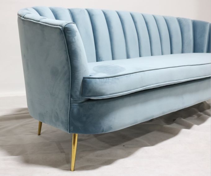 Обитая софа мебели живущей комнаты 215x80x88cm для дома 1