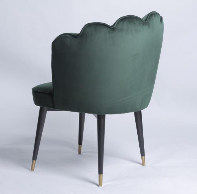 Стул нордического бархата W49cm d 47cm H82cm современный обедая 4