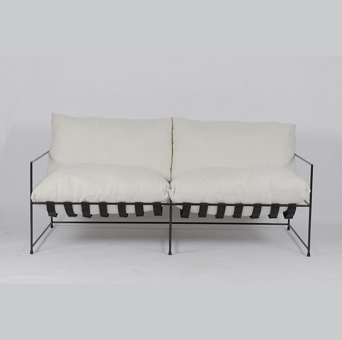 Ленивая софа Loveseat искусства утюга искусства ткани для чтения роскоши света отдыха 1